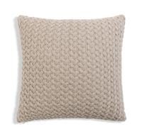 Habitat Plain Knitted Cushion - Natural - 50x50cm