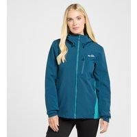 Peter Storm Women/'s Malham Stretch Waterproof Jacket with Adjustable Wired Peak Hood, Women/'s Rain Coat, Blue, UK8 Regular