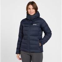 North Ridge Women/'s Tech Down II Jacket with Adjustable Hood, Women/'s Winter Jacket, Women/'s Down Jacket (UK, Numeric, 12, Regular, Regular, Navy)