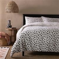 Argos Home Mono Fleece Printed Bedding Set - Single