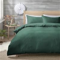 Habitat Green Cord Bedding Set - Single