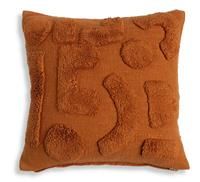 Habitat Abstract Tufted Cushion - Orange - 43x43cm