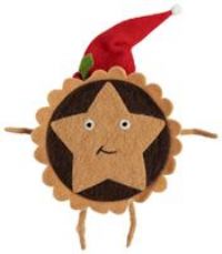 Nourish The Nation Charity Mince Pie Christmas Tree Topper