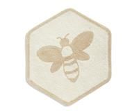 Habitat Floral Bee Bath Mat - Beige