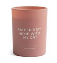 Habitat Rather Stay Home With My Cat Candle - Woody