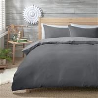 Habitat Cord Charcoal Bedding Set - King size