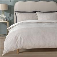 Habitat Metallic Jacquard Cream Bedding Set - King size