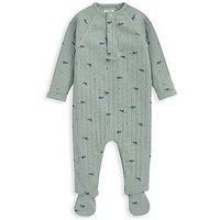 Mamas & Papas Baby Boys Whale Print All In One - Blue