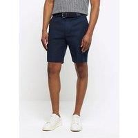 River Island Core Decal Chino Shorts Slim Fit