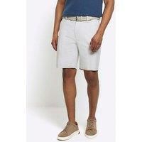 River Island Core Decal Chino Shorts Slim Fit