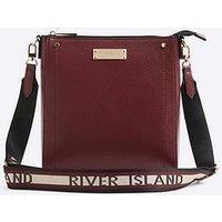 River Island Textured Messenger Cross Body Bag