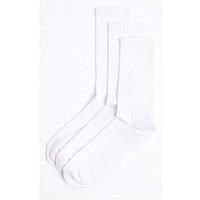 River Island River Island 3Pk Plain Tube Ankle Socks