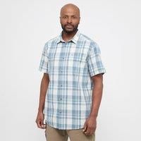 Craghoppers Men/'s Brompton Short Sleeved Shirt (UK, Alpha, M, Regular, Regular, Blue)