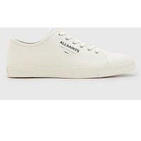 Allsaints Men'S Underground Canvas Low Top Trainers - Off White