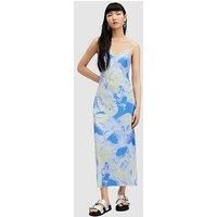 Allsaints Bryony Spiral Dress - Blue