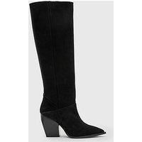 Allsaints Womens Roberta Mid-Calf Boots Black