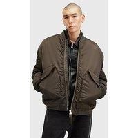 Allsaints Hawk Bomber Jacket - Dark Khaki