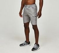 Alessandro Zavetti Soleto Woven Cargo Short - Grey - Size S