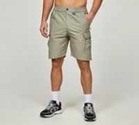 Alessandro Zavetti Soleto Woven Cargo Short - Green - Size S