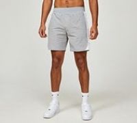 Mercier Contrast Badge Woven Short - Grey - Size S