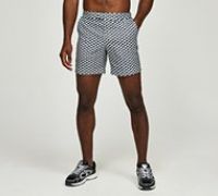 Belier Illusion Print Swim Short - Grey - Size S