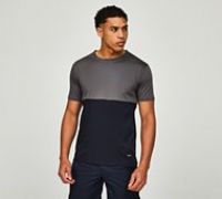 Belier Cut and Sew T-Shirt - Grey - Size XS