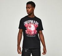 Dripmade Paradise Boxy Fit T-Shirt - Black - Size 2XL