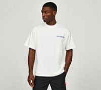 Authorized Script Relaxed Fit T-Shirt - White - Size M