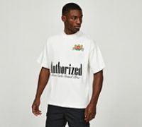 Authorized Sponsor Graphic Relaxed T-Shirt - White - Size XS