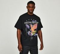 Authorized Tour Graphic Relaxed T-Shirt - Black - Size M