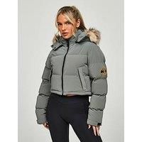 Zavetti Canada Bellucci 2.0 Cropped Padded Jacket - Sage