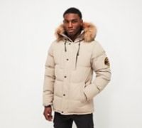 Zavetti Canada Oshawa 2.0 Puffer Parka Jacket - Beige - Size S