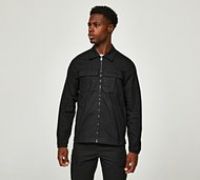 Mtissier Levin Woven Overshirt - Black - Size S