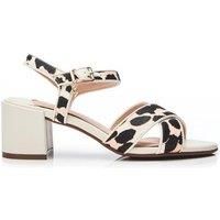 'Lotsie' Pony Hair Heeled Sandals