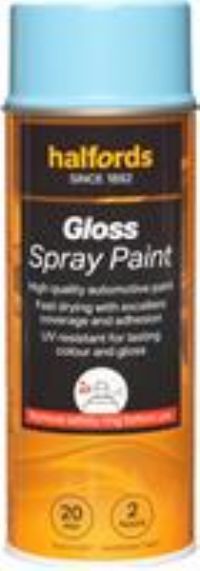 Halfords S3-460 Blue Gloss Car Spray Paint - 400Ml