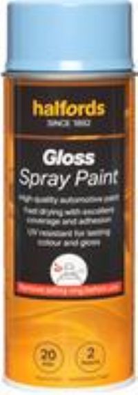 Halfords S3-440 Blue Gloss Car Spray Paint - 400Ml