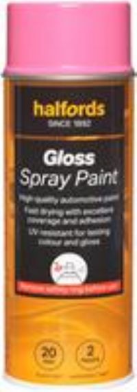 Halfords S8-020 Purple Gloss Car Spray Paint - 400Ml