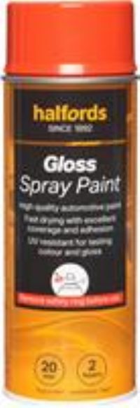 Halfords S4-400 Brown Gloss Car Spray Paint - 400Ml