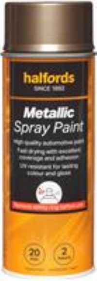 Halfords M6-010 Brown Metallic Car Spray Paint - 400Ml