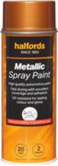 Halfords M5-020 Copper Metallic Car Spray Paint - 400Ml