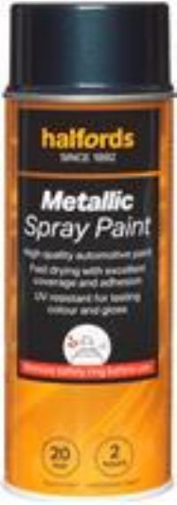 Halfords M7-120 Green Metallic Car Spray Paint - 400Ml