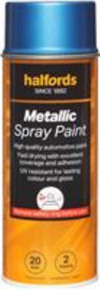 Halfords M3-510 Blue Metallic Car Spray Paint - 400Ml