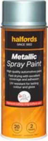 Halfords M3-670 Blue Metallic Car Spray Paint - 400Ml