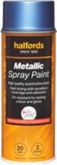 Halfords M3-450 Blue Metallic Car Spray Paint - 400Ml