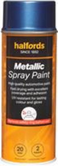 Halfords M3-430 Blue Metallic Car Spray Paint - 400Ml