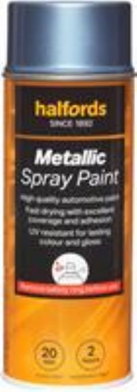 Halfords M3-570 Blue Metallic Car Spray Paint - 400Ml