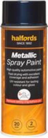 Halfords M3-310 Blue Metallic Car Spray Paint - 400Ml