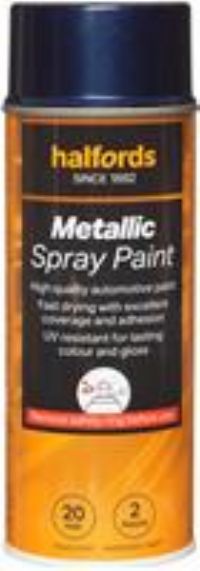 Halfords M3-170 Blue Metallic Car Spray Paint - 400Ml