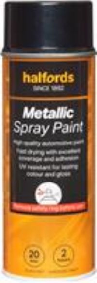 Halfords M3-010 Blue Metallic Car Spray Paint - 400Ml