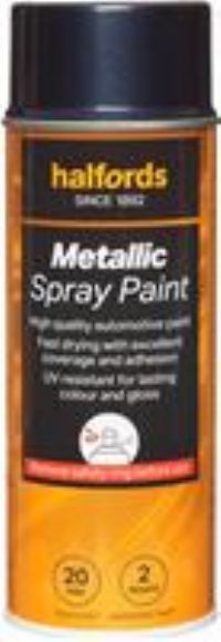 Halfords M3-280 Blue Metallic Car Spray Paint - 400Ml